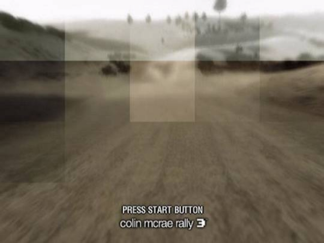 Colin McRae Rally 3 — Title screen