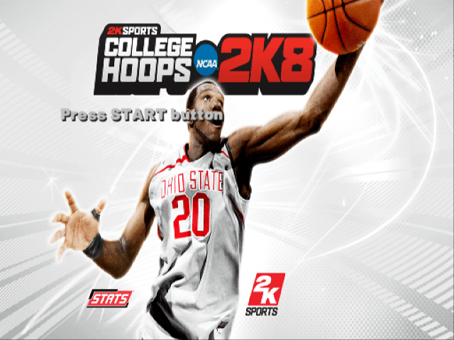 College Hoops 2K8 — Title screen