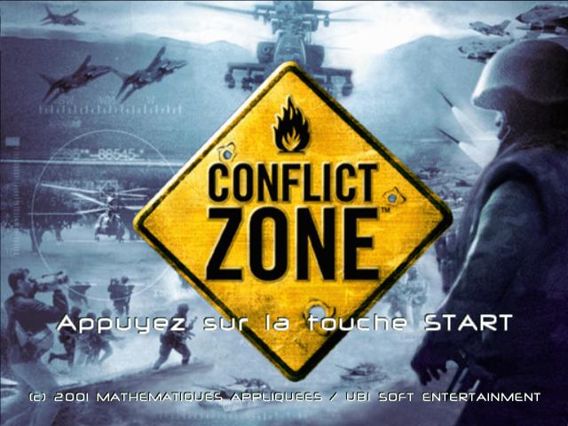 Conflict Zone — Title screen