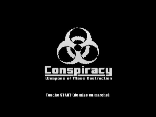 Conspiracy : Weapons of Mass Destruction — Title screen