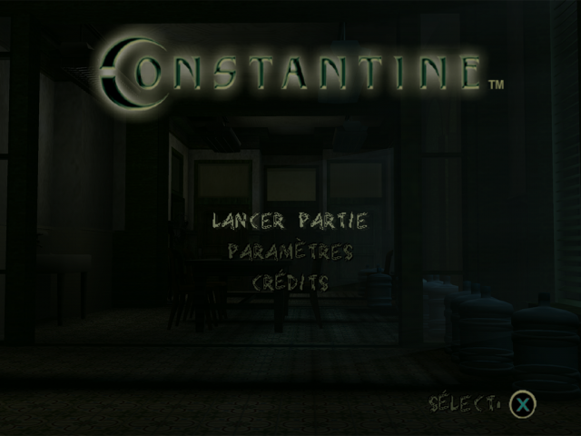 Constantine — Title screen