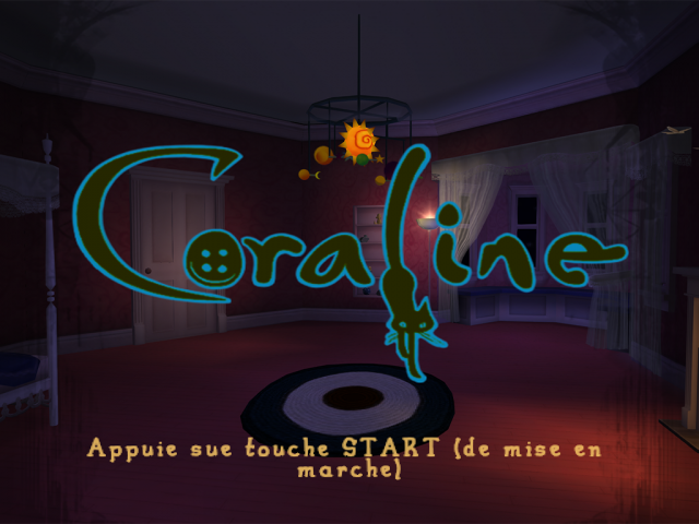 Coraline — Title screen