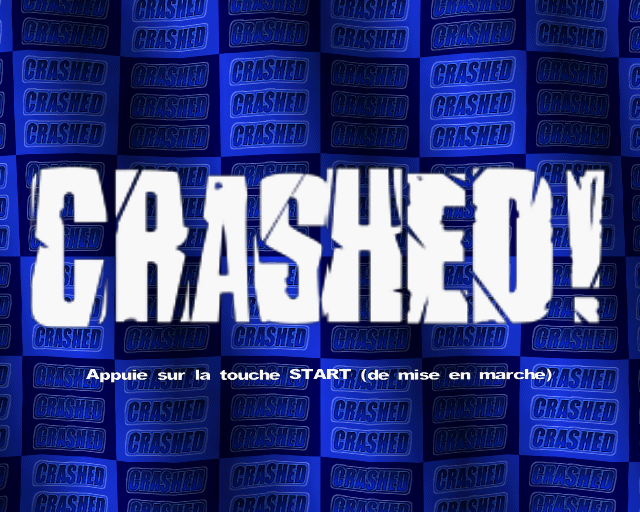 Crashed — Title screen