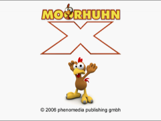 Crazy Chicken X — Title screen