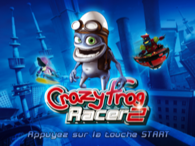 Crazy Frog Racer 2 — Title screen