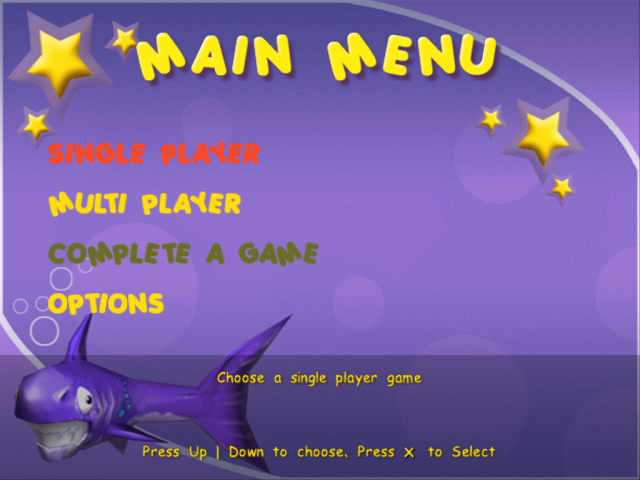 Crazy Golf — Title screen