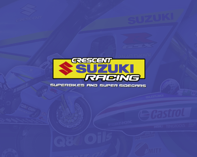 Crescent Suzuki Racing — Title screen