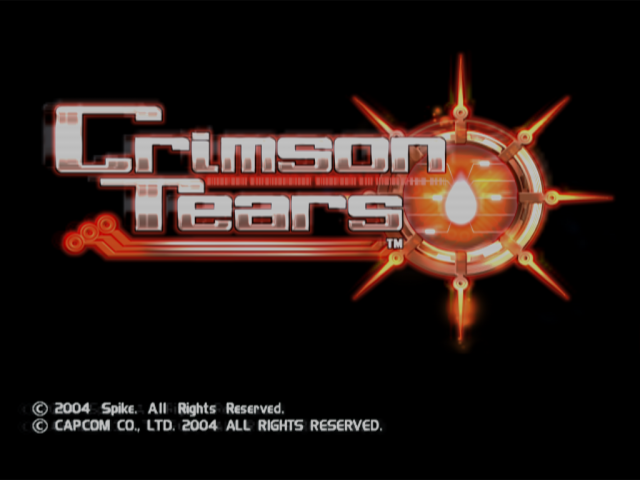 Crimson Tears — Title screen