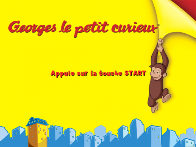Curious George — Title screen