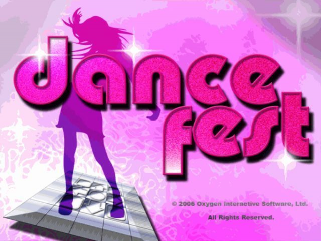 Dance Fest — Title screen