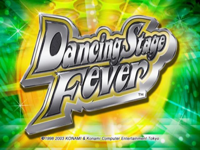 Dancing Stage Fever — Title screen
