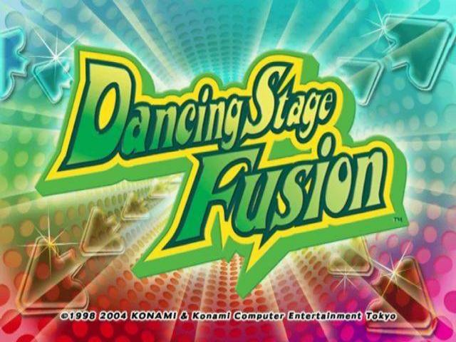 Dancing Stage Fusion — Title screen