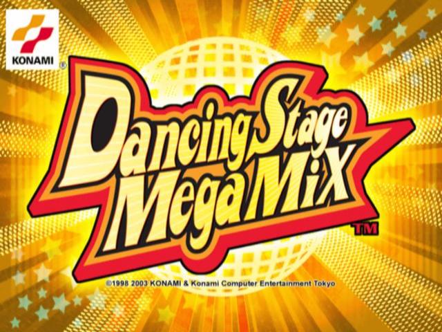 Dancing Stage MegaMix — Title screen