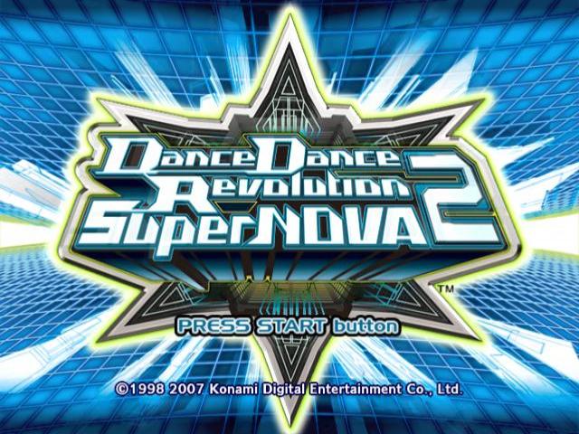 Dancing Stage SuperNova 2 — Title screen