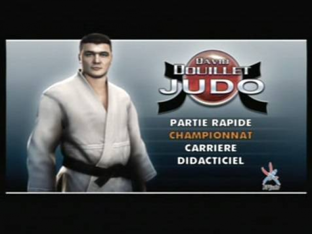 David Douillet Judo — Title screen