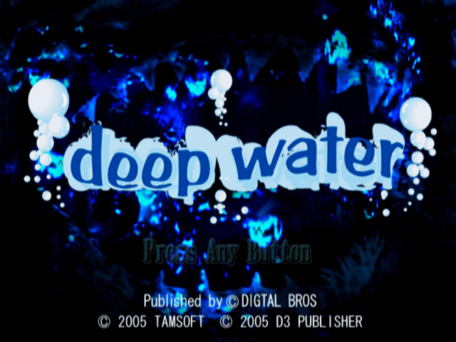 Deep Water — Title screen