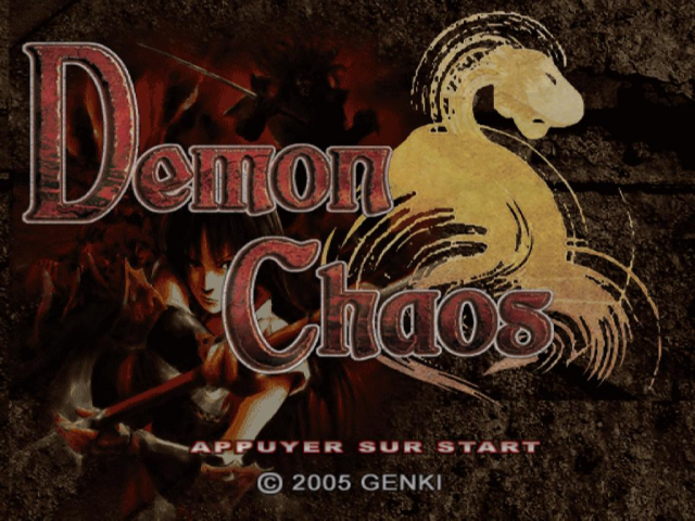Demon Chaos — Title screen