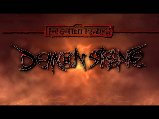 Demon Stone — Title screen