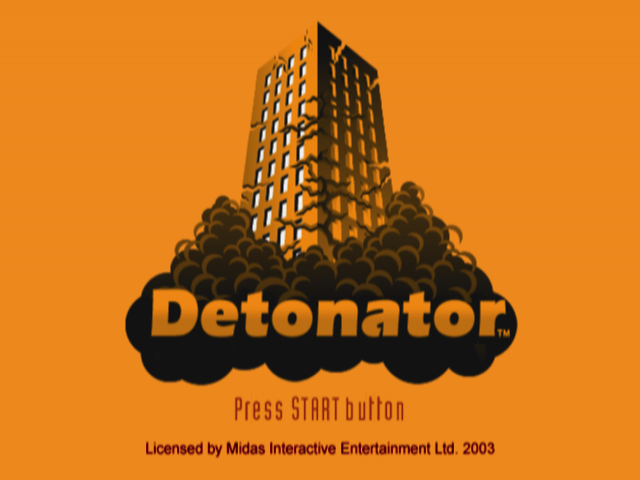 Detonator — Title screen