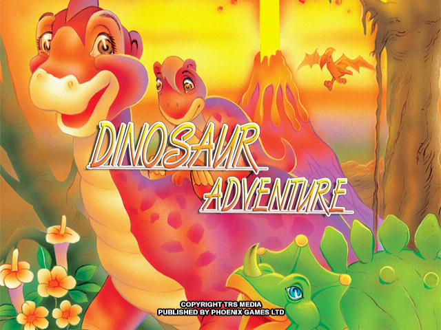 Dinosaur Adventure — Title screen