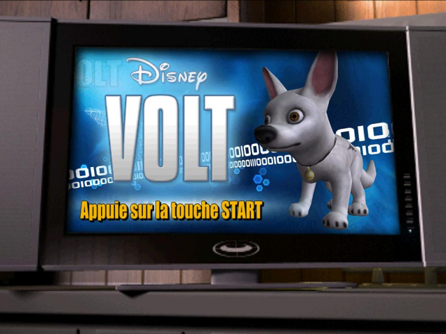 Disney Bolt — Title screen