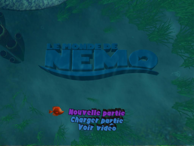 Disney Pixar Finding Nemo — Title screen