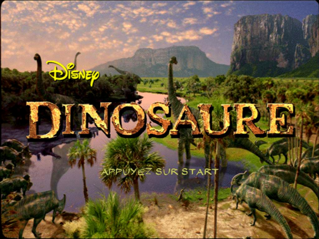 Disney's Dinosaur — Title screen