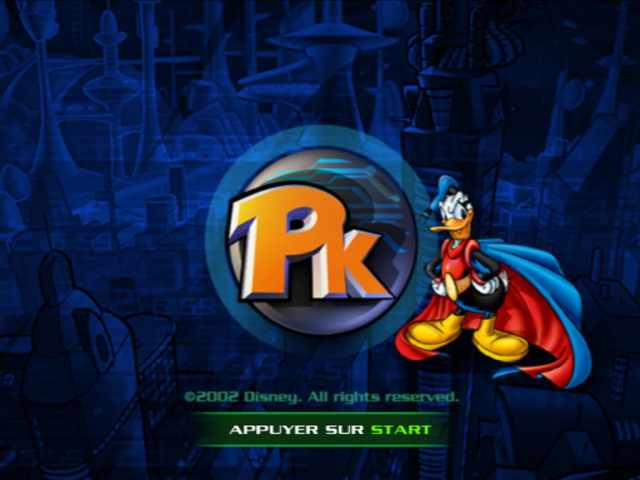 Disney's Donald Duck: PK — Title screen