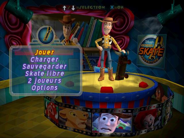 Disney's Extreme Skate Adventure — Title screen