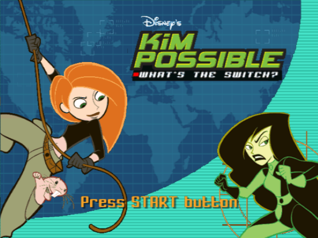 Disney's Kim Possible : What's the Switch — Title screen