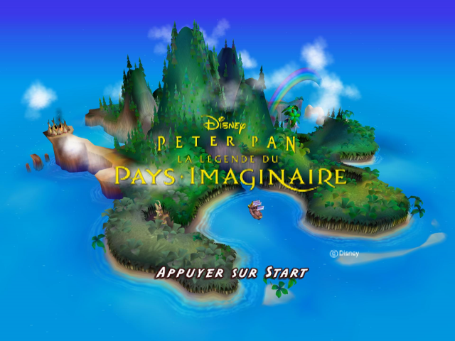 Disney's Peter Pan : The Legend of Never-Land — Title screen
