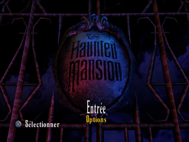 Disney's The Haunted Mansion — Title screen