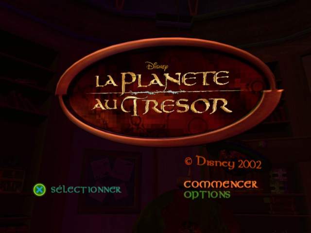 Disney's Treasure Planet — Title screen