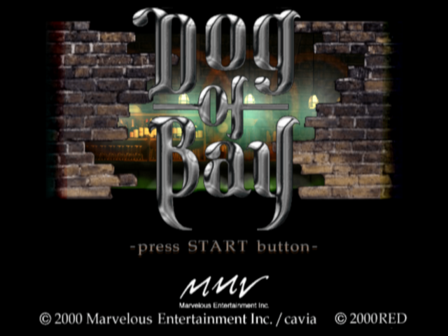 Dog of Bay — Title screen