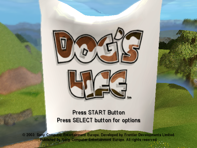 Dog's Life — Title screen