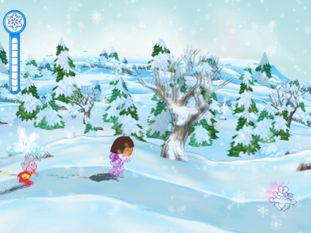 Dora the Explorer : Dora Saves the Snow Princess — Title screen