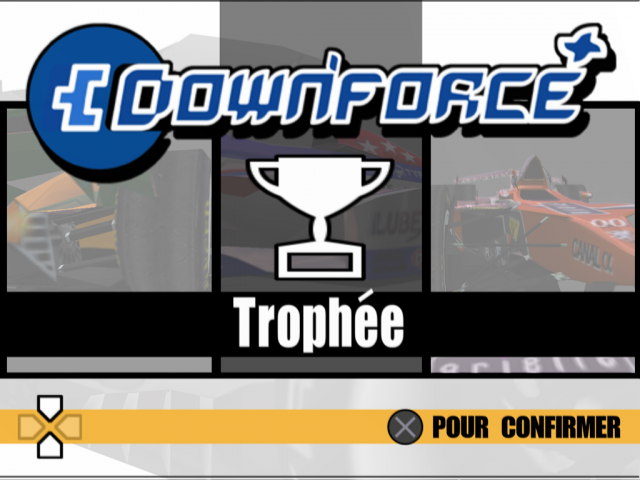 Downforce — Title screen