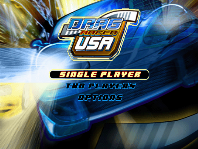 Drag Racer USA — Title screen