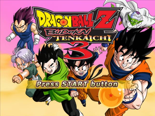 Dragon Ball Z : Budokai Tenkaichi 3 — Title screen