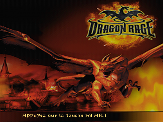 Dragon Rage — Title screen