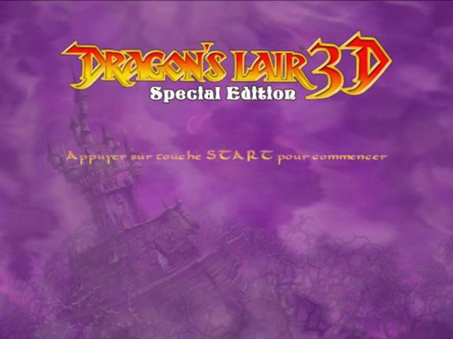 Dragon's Lair 3D : Special Edition — Title screen