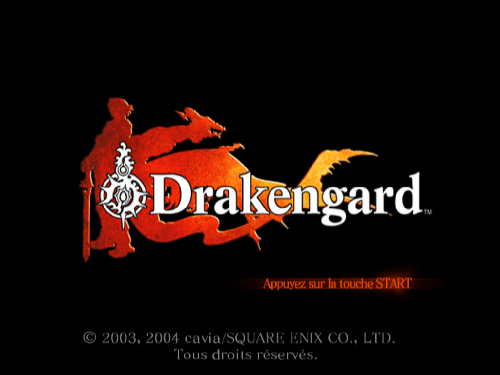 Drakengard — Title screen