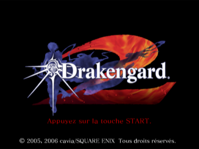 Drakengard 2 — Title screen