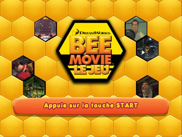 DreamWorks Bee Movie Game — Title screen