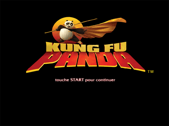 DreamWorks Kung Fu Panda — Title screen