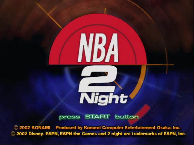 ESPN NBA 2Night 2002 — Title screen