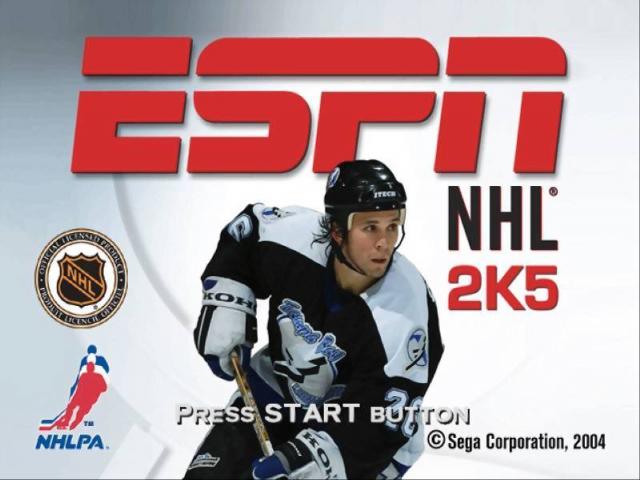 ESPN NHL 2K5 — Title screen