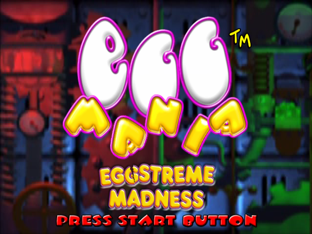 Eggo Mania — Title screen
