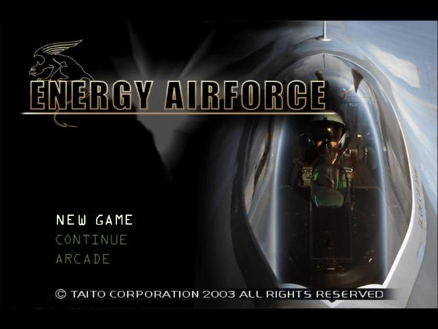 Energy Airforce — Title screen