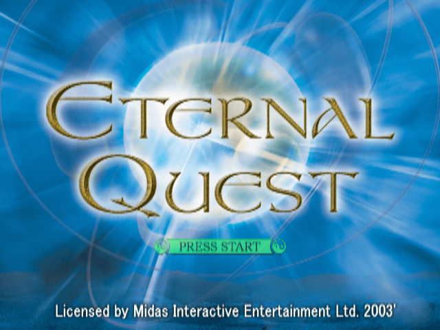 Eternal Quest — Title screen